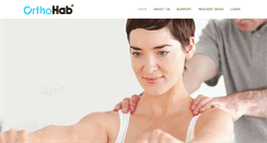 Desktop Screenshot of orthohab.com