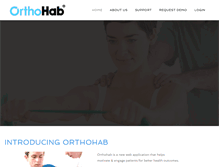 Tablet Screenshot of orthohab.com